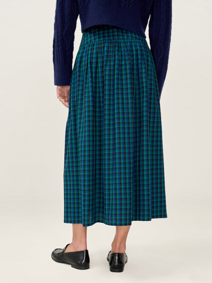 Ferris Skirt in Blue and Green