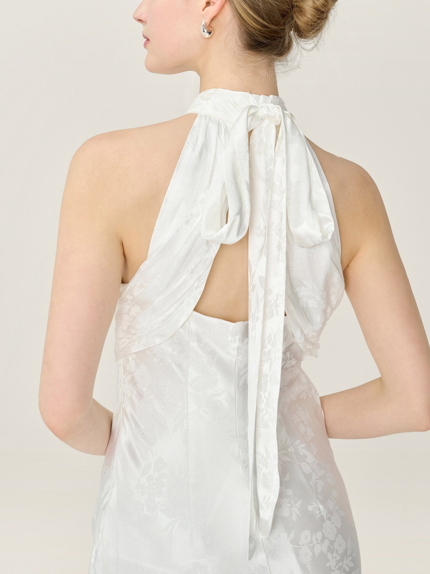 Milos Dress in Ivory