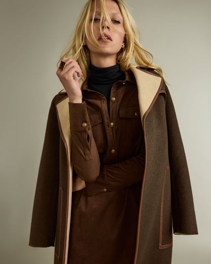 Josie Wool Blend Belted Coat