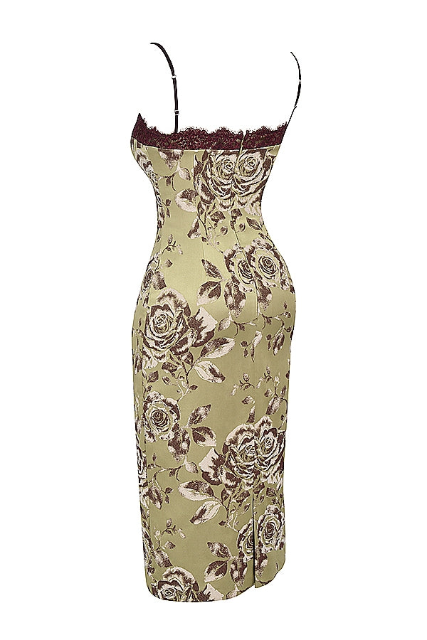 floral print midi dress