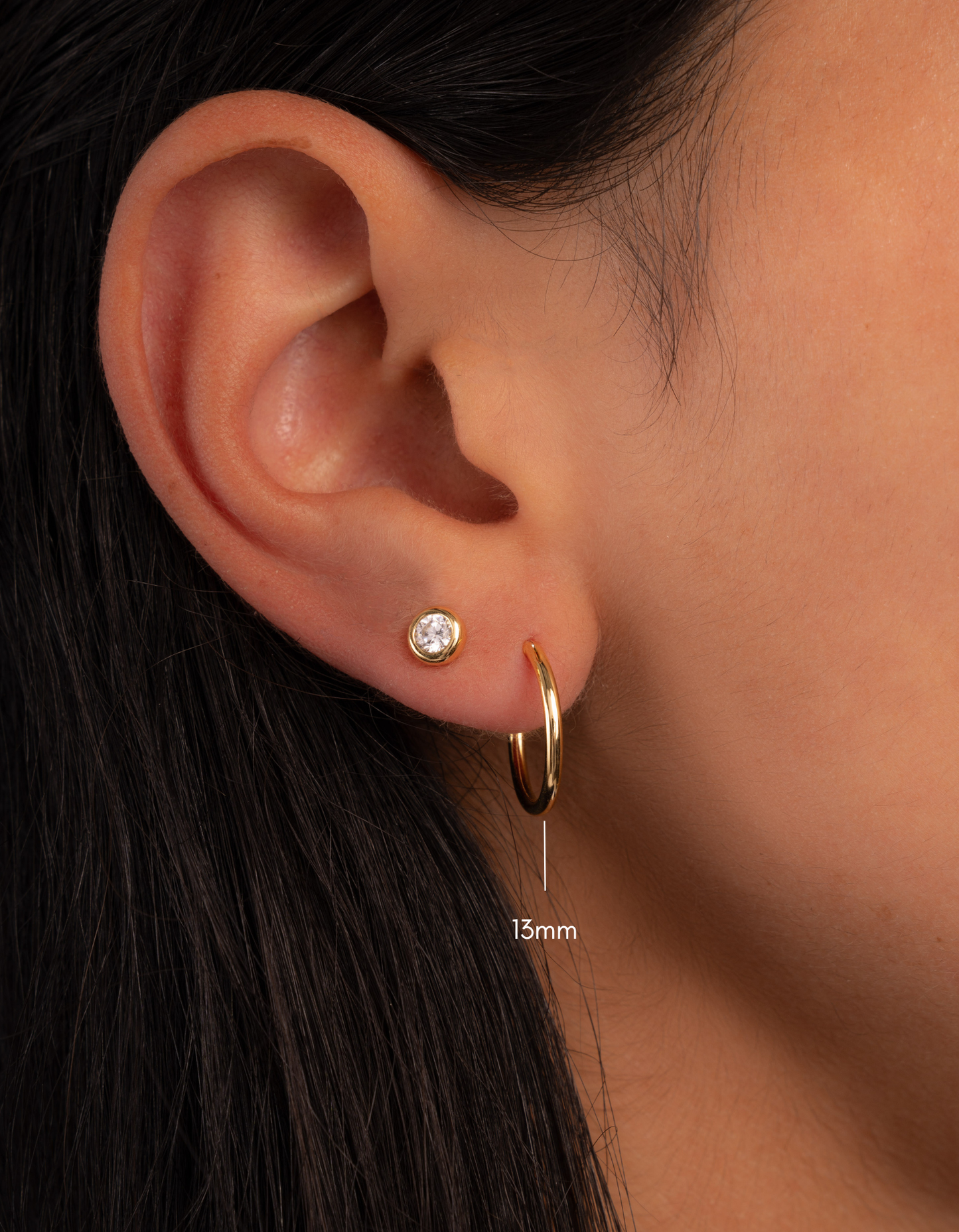 13mm Infinity Hoops
