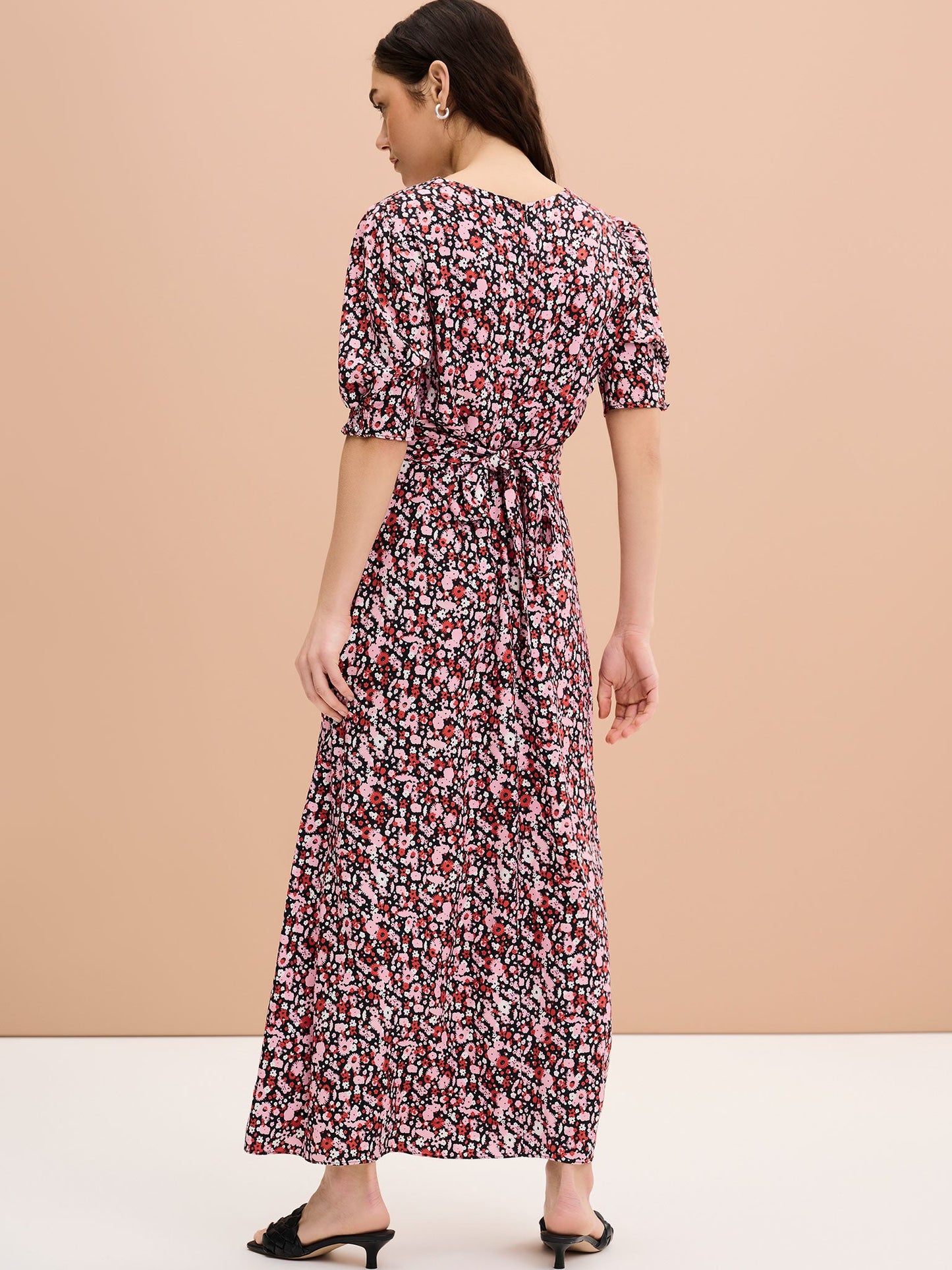 Claudette Dress in Ditsy Floral Print