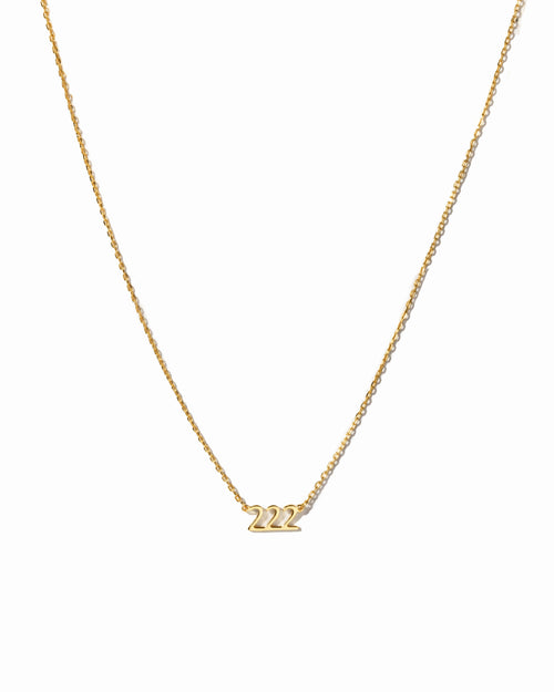 222 Ready to Ship Angel Number Necklace