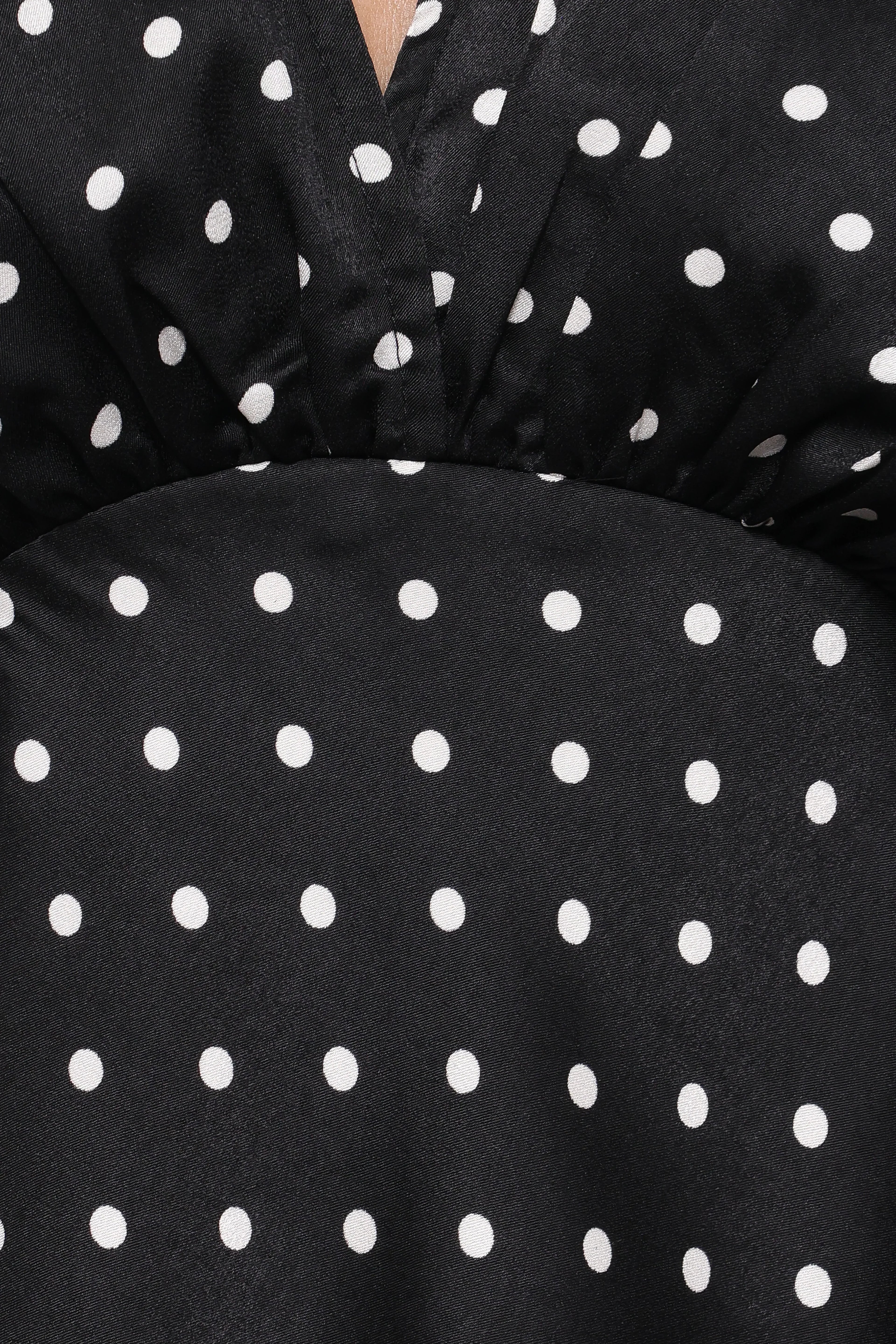 Ailbhe Top - Black Polka Dot