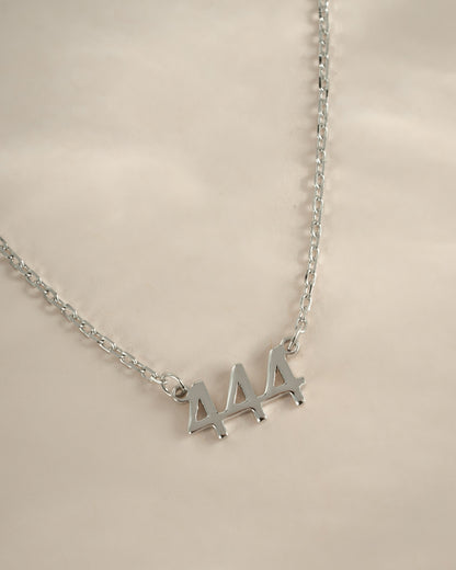 444 Ready to Ship Angel Number Necklace