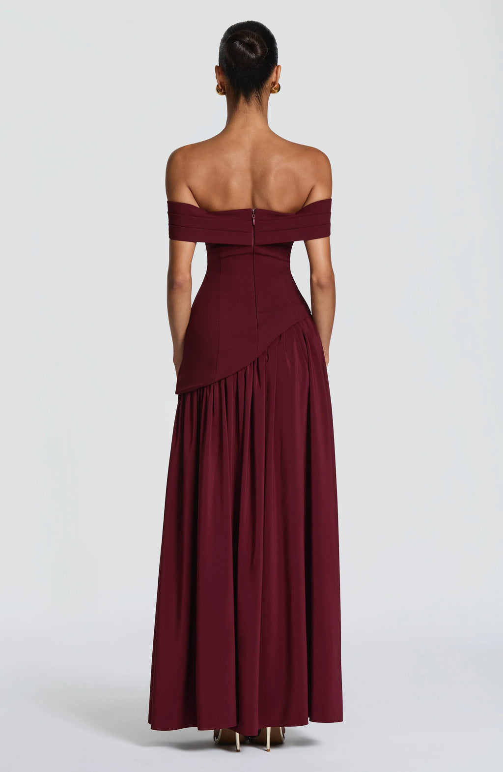 Delilah Maxi Dress - Cherry Lacquer