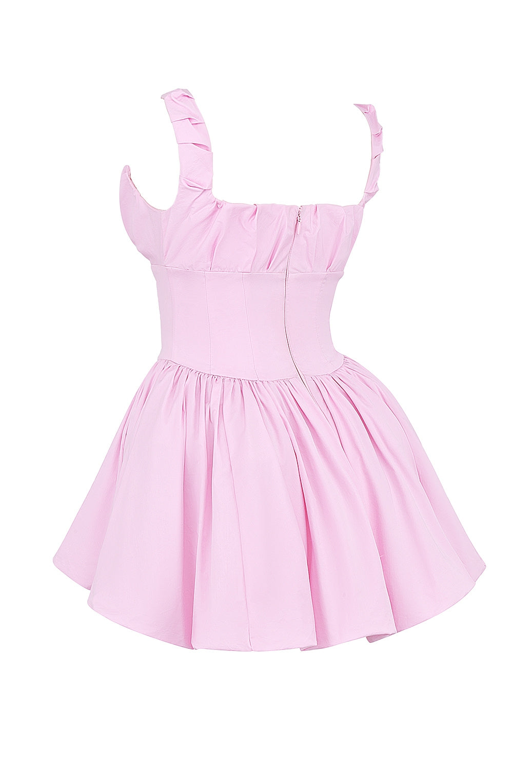 cotton candy cotton tulle mini dress