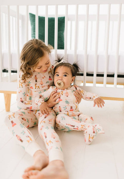 2 piece Bamboo Pajama in Nutcracker