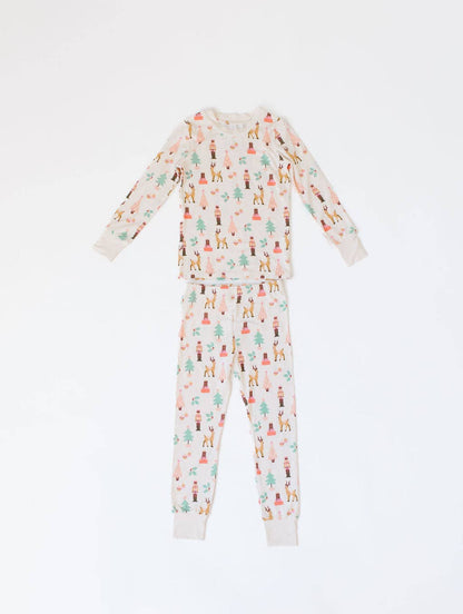 2 piece Bamboo Pajama in Nutcracker