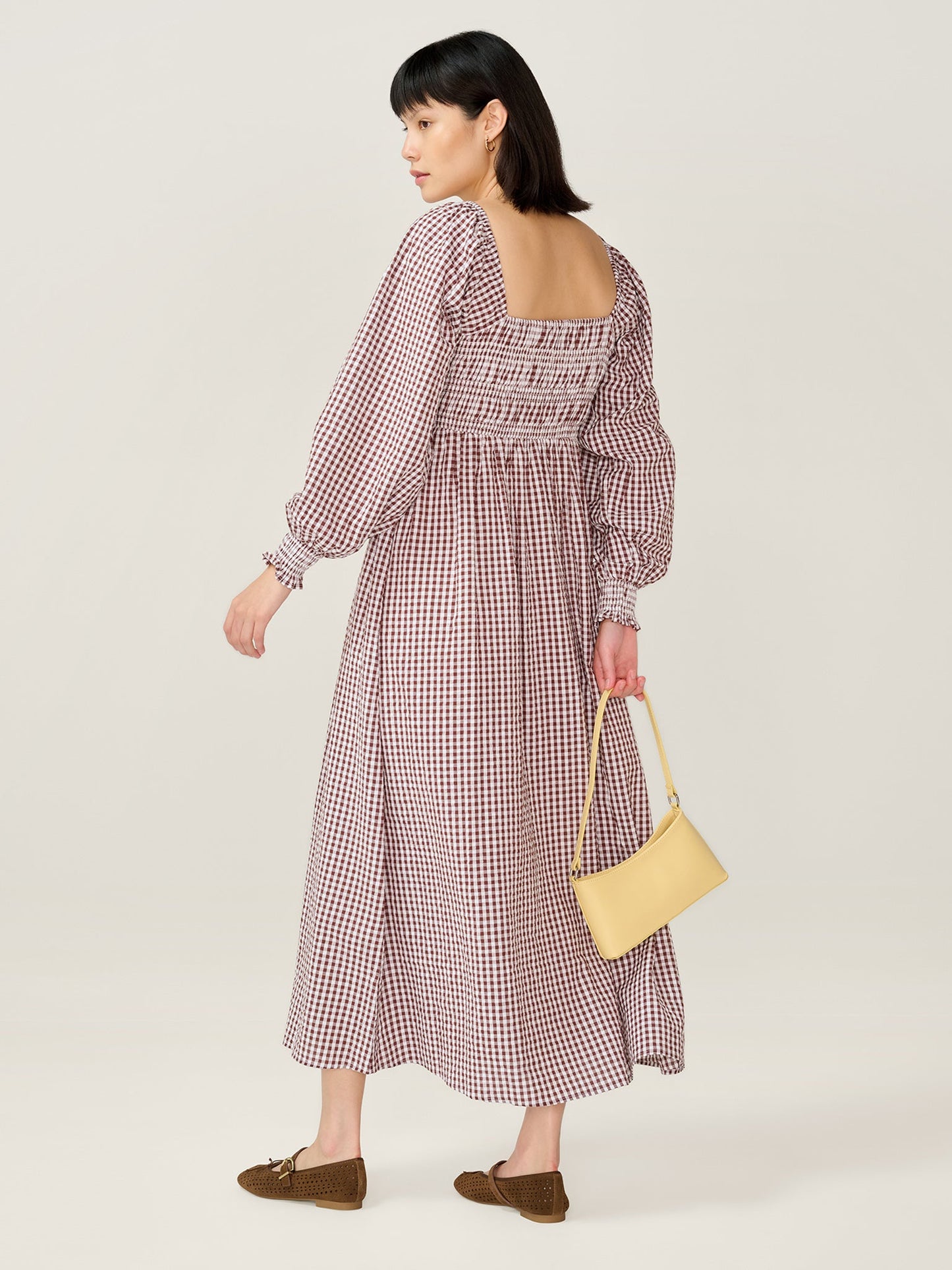 Amaryllis Dress in Chocolate