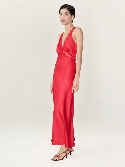 Aurelia Dress in Barbados Cherry