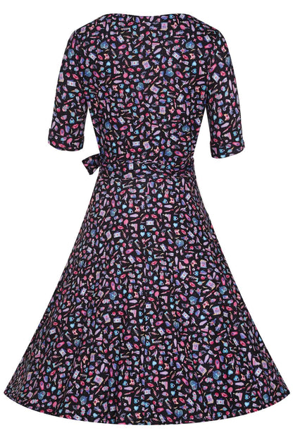 Matilda Y2K Goth Punk Wrap Dress