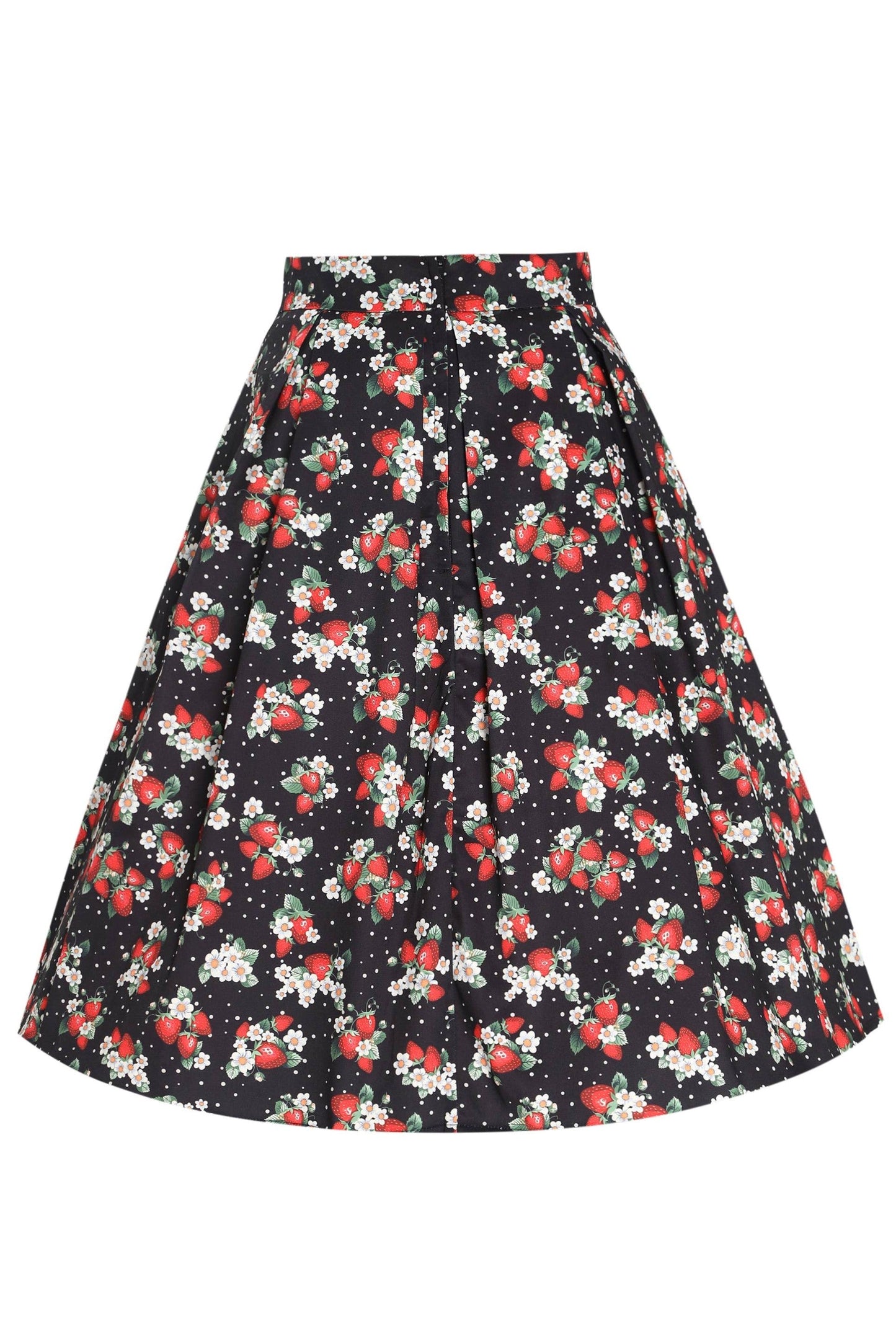 Carolyn Rockabilly Strawberry A-line Skirt