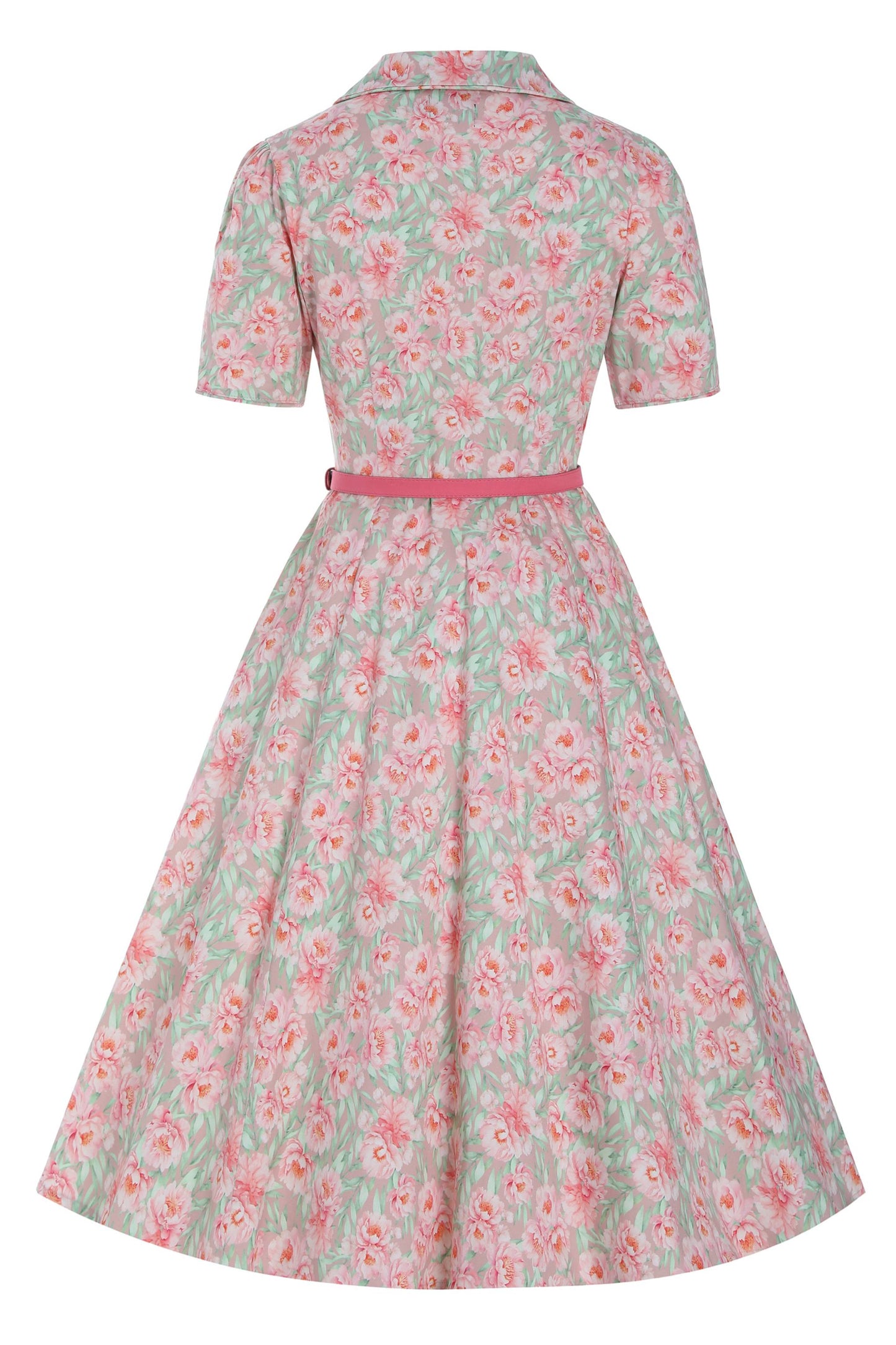 Penelope Pink Floral Shirt Dress