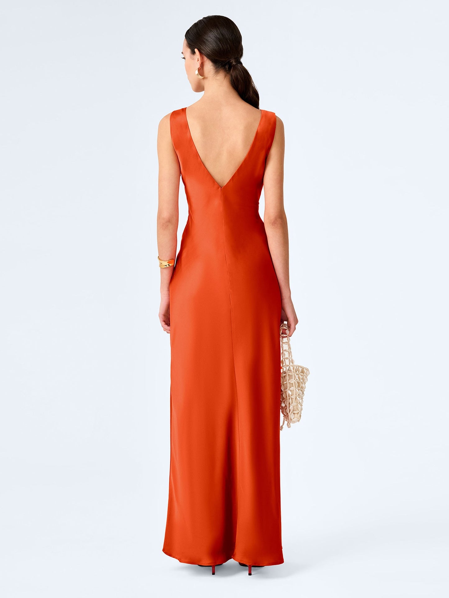 Casey Dress in Burnt Orange
