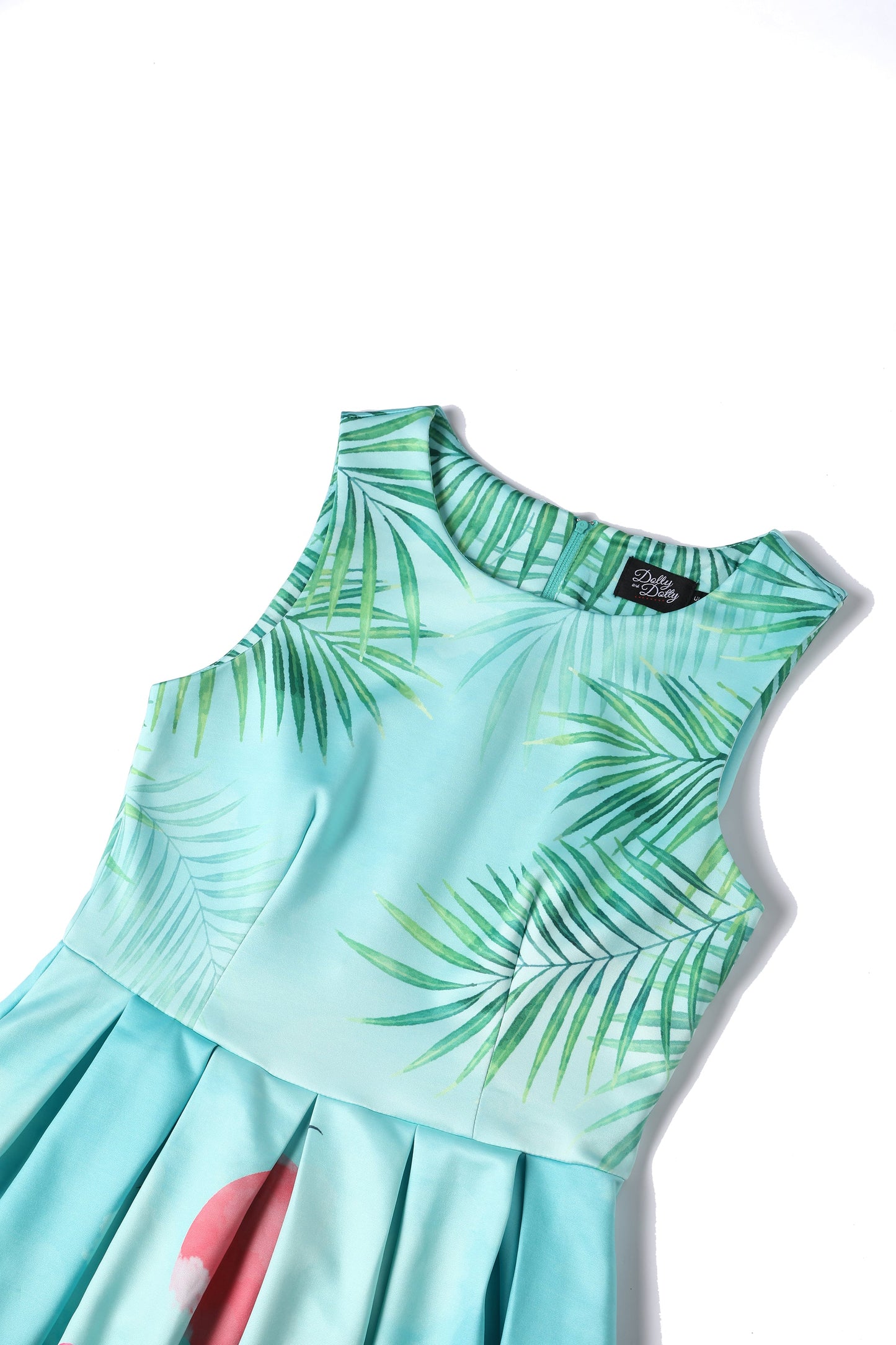 Annie Flamingo Sunset Swing Dress