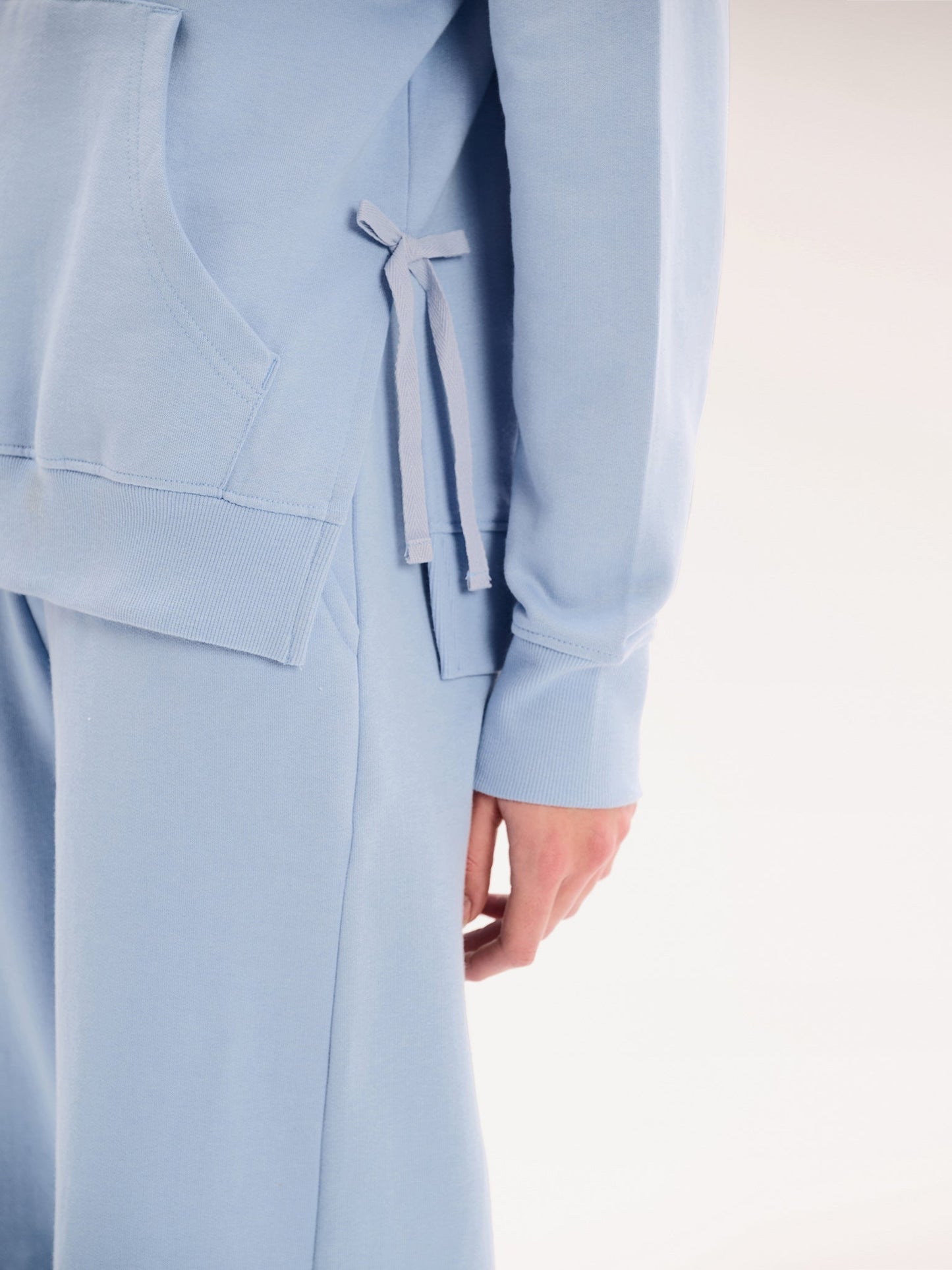 Georgie Straight Leg Jogger in Light Blue