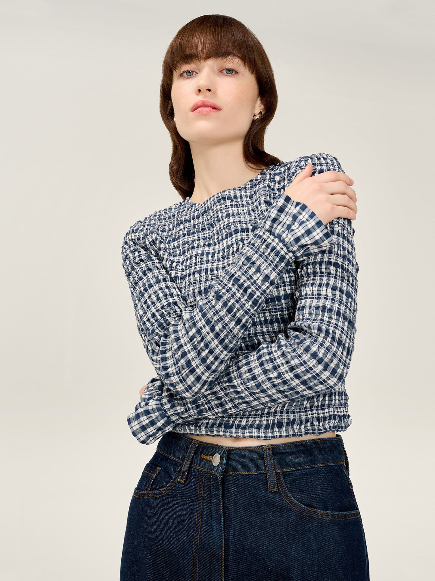 Gianna Check Top