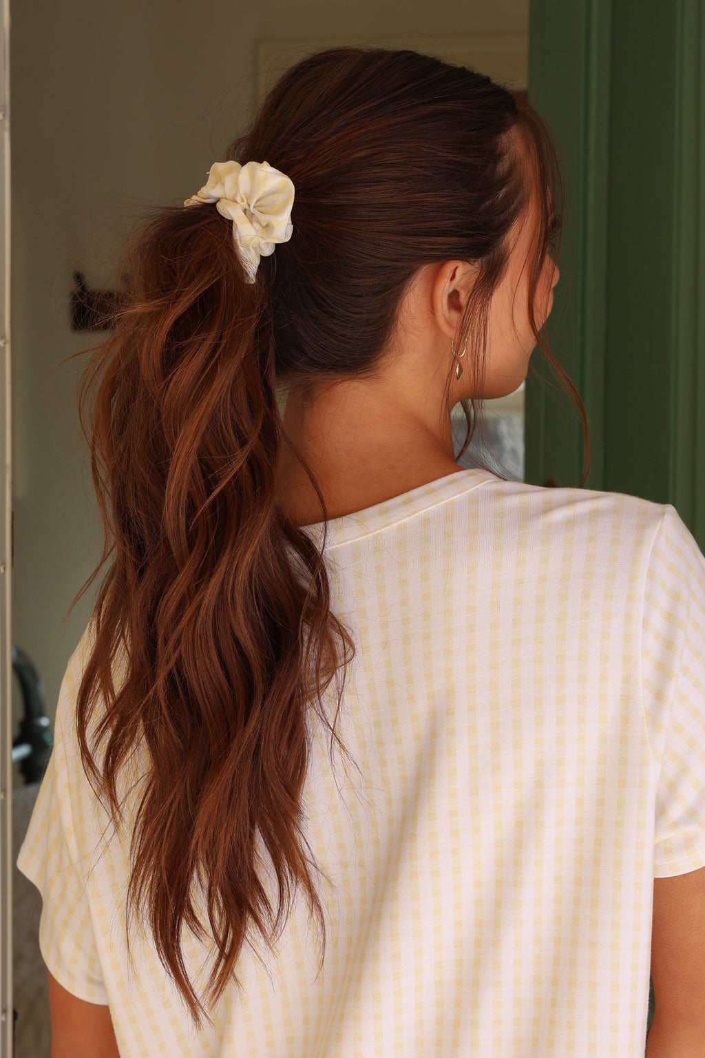 Gingham Girl Scrunchie