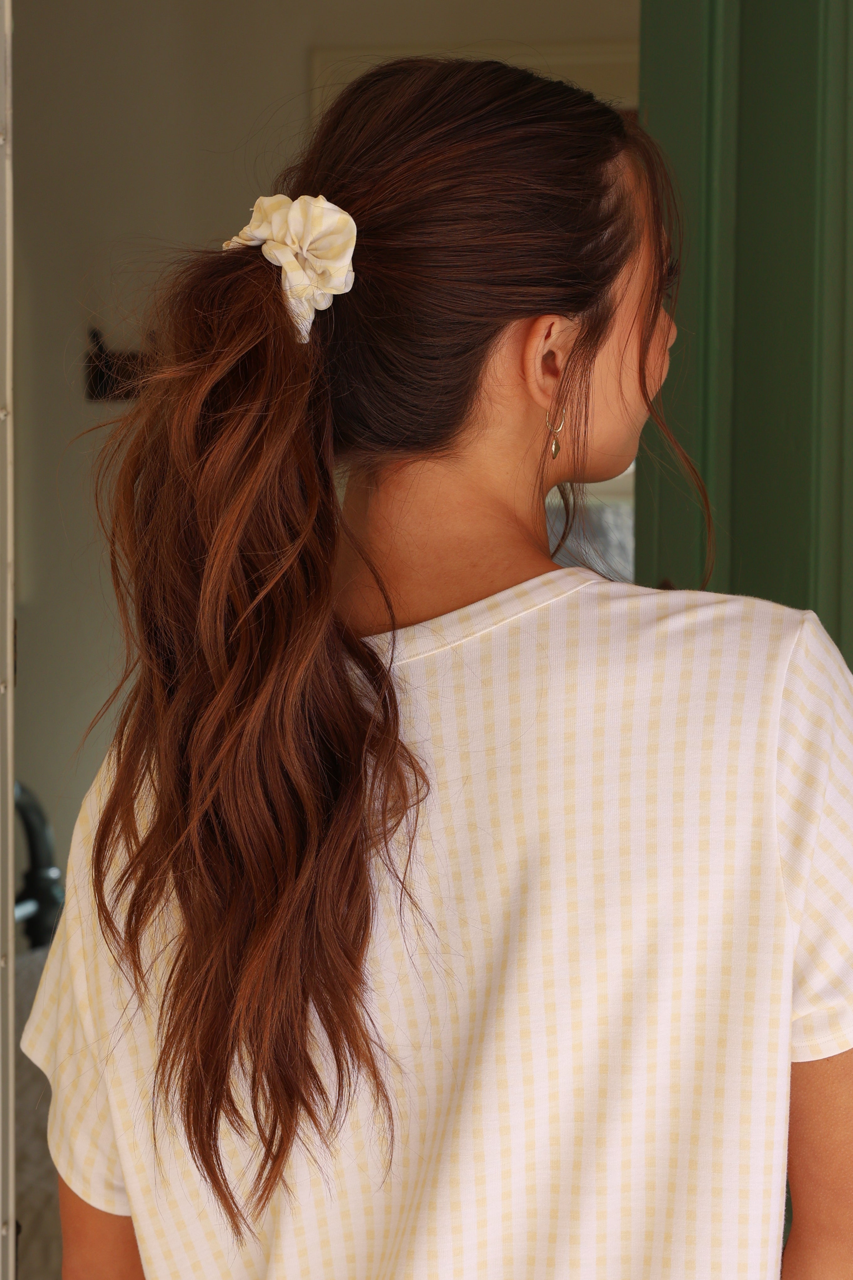 Gingham Girl Scrunchie