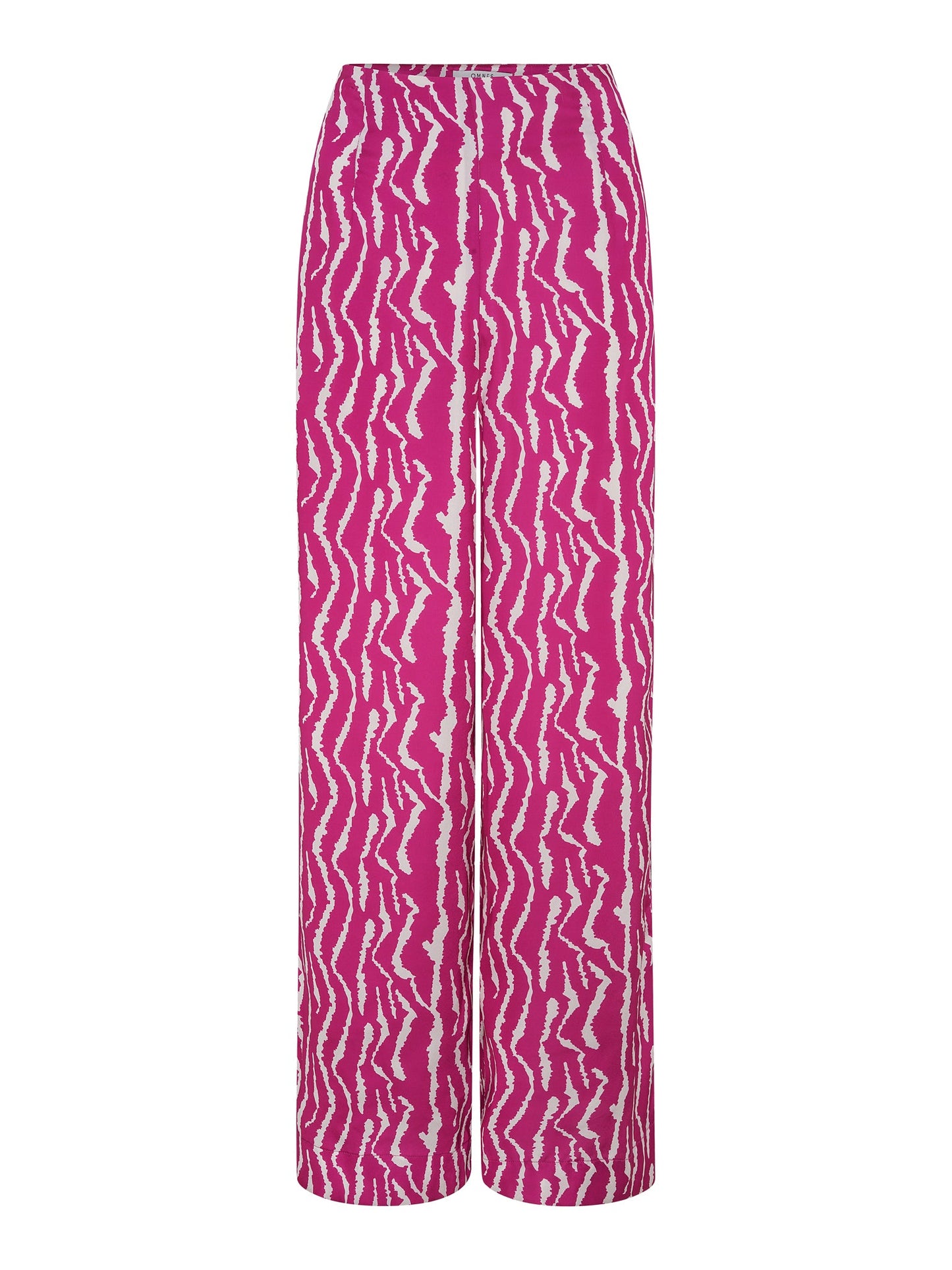 Lynx Satin Wide Leg Print Trouser
