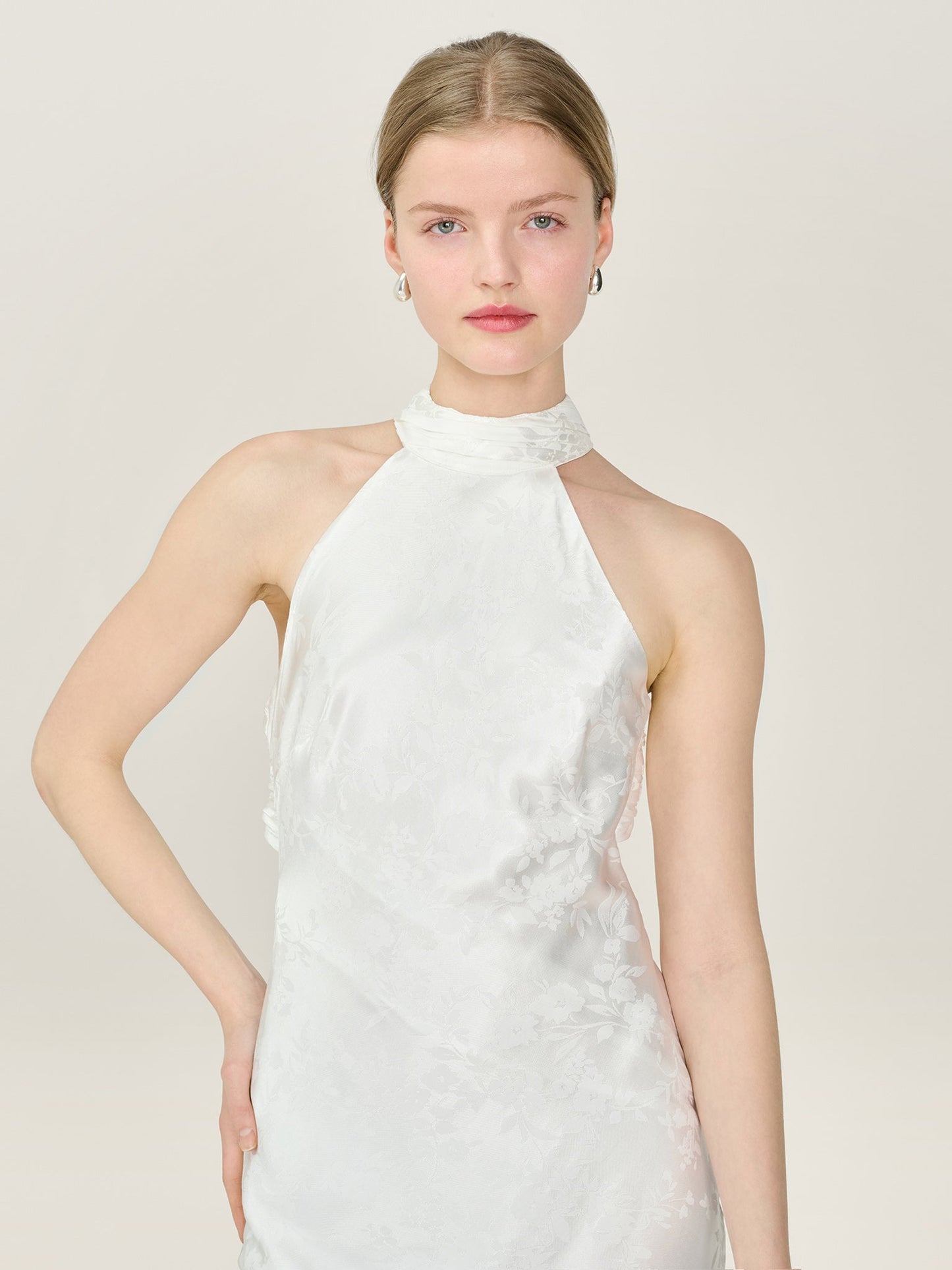 Milos Dress in Ivory