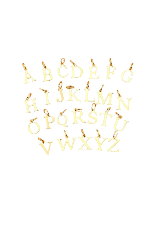 The Gold Initial Charm