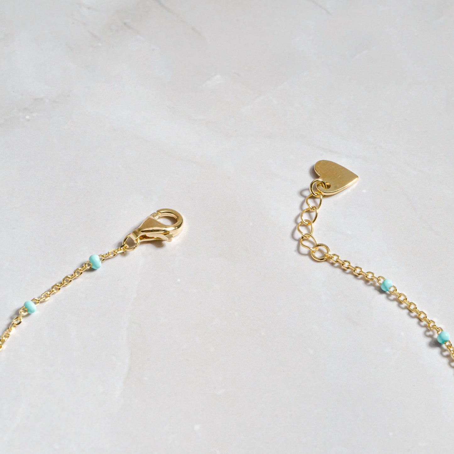 Turquoise Beaded Anklet