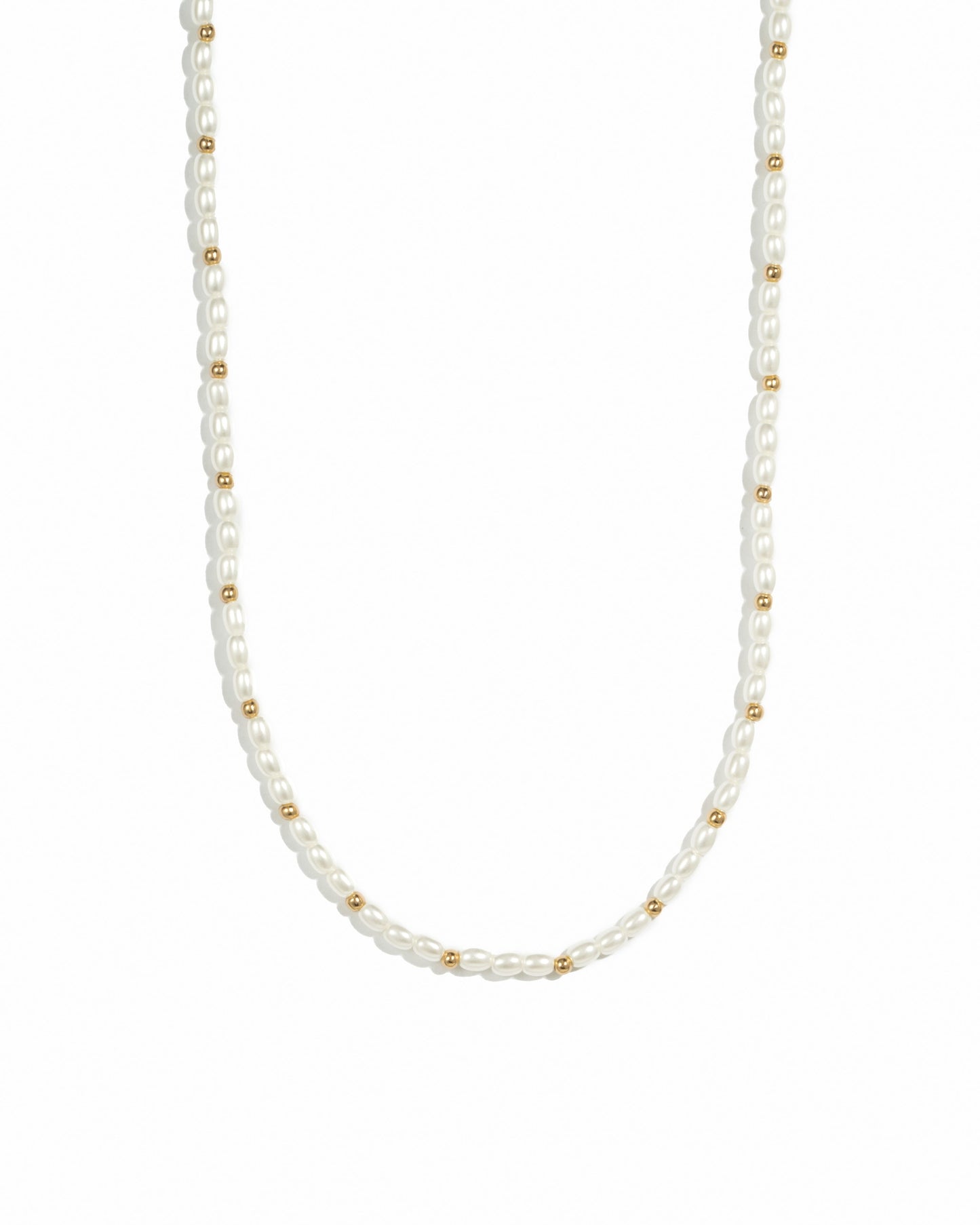 Beaded Pearl Necklace