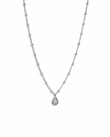 Beaded Tear Drop Necklace
