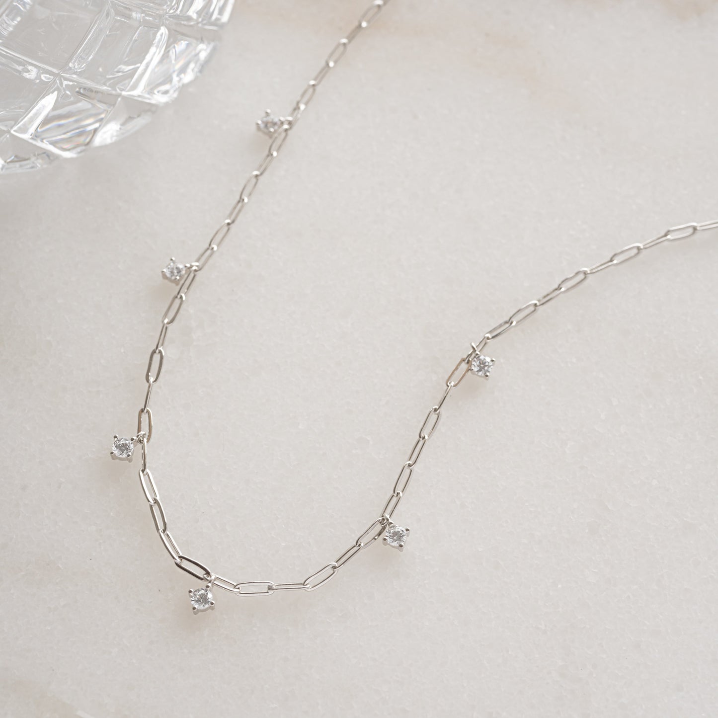 Paperclip Charm Necklace
