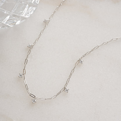 Paperclip Charm Necklace