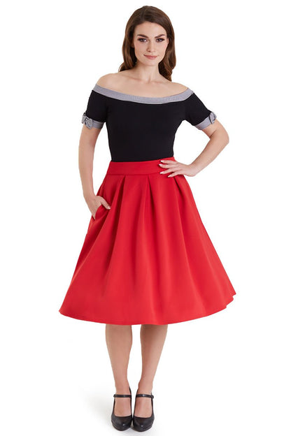 Layla Off Shoulder Black Top