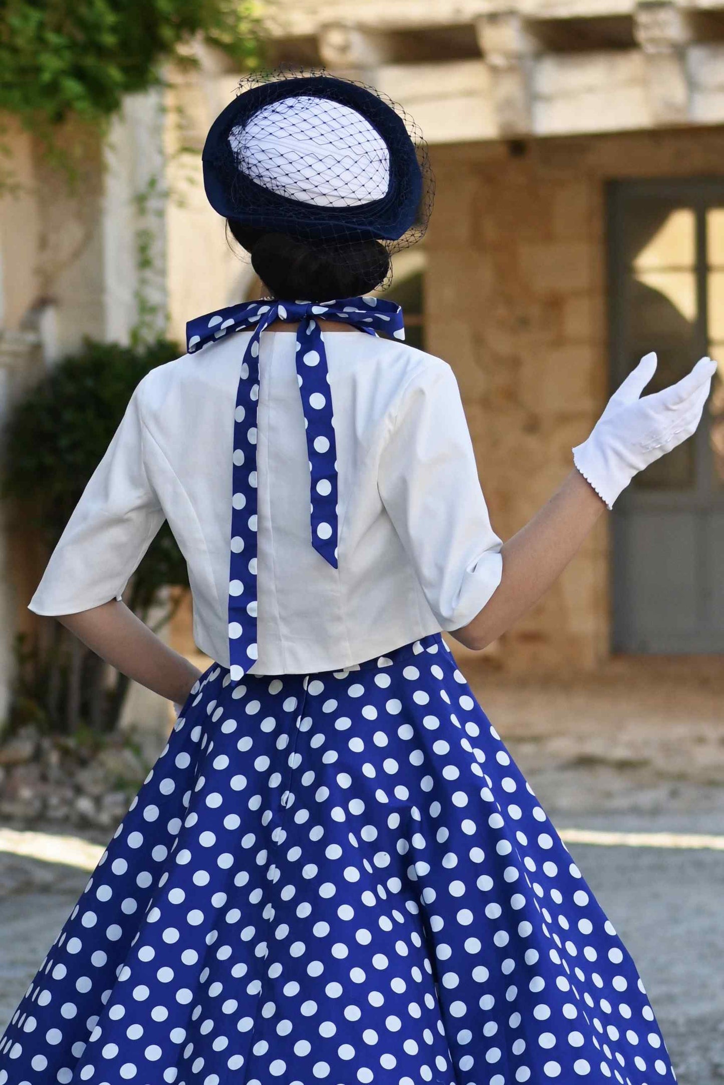 Lisette White Bolero Jacket