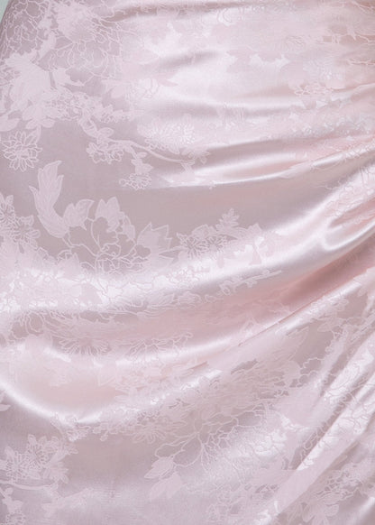 Worth Waiting For Gown - Jacquard Pink