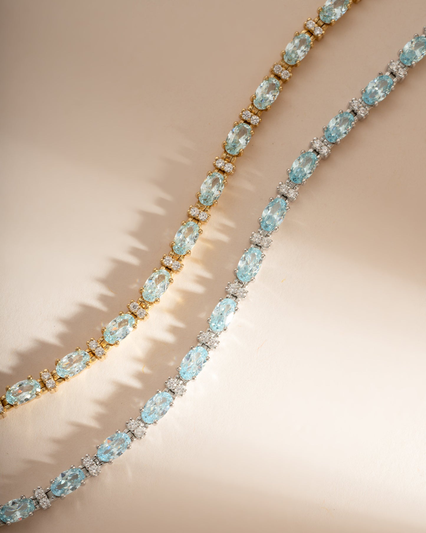 Aquamarine Tennis Bracelet