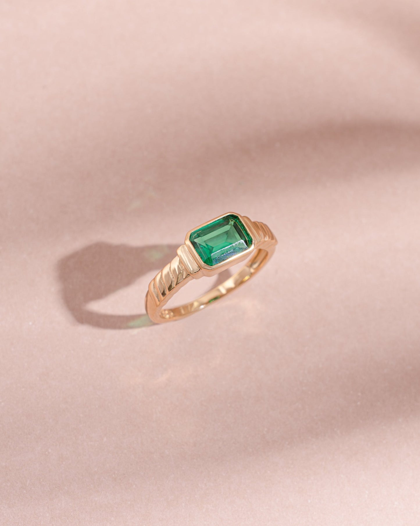 Emerald Statement Ring