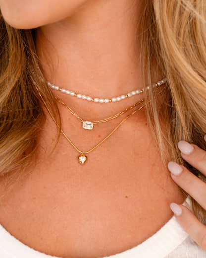 Beaded Pearl Necklace