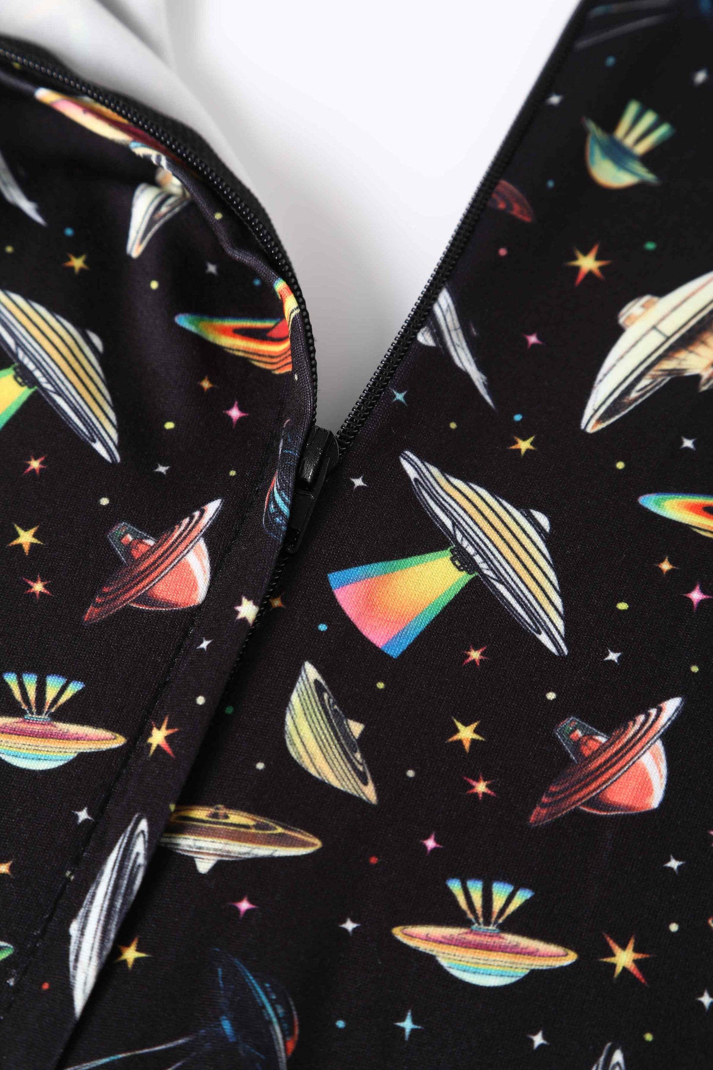Billie Black UFO Spaceship Flared Dress