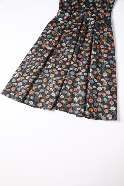 Lily Black Wildflower Off Shoulder Dress