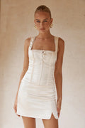 AMALDA MINI DRESS - IVORY