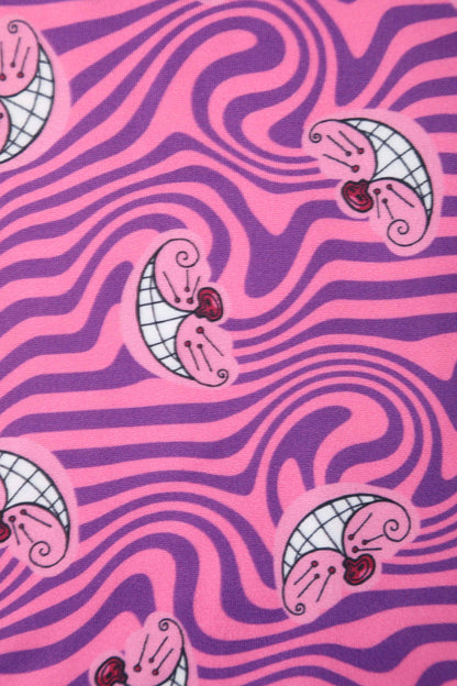 Amanda Pink Cheshire Cat Swing Dress