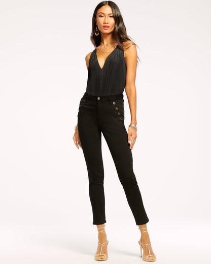 Helena High-Rise Skinny Jean | BLACK
