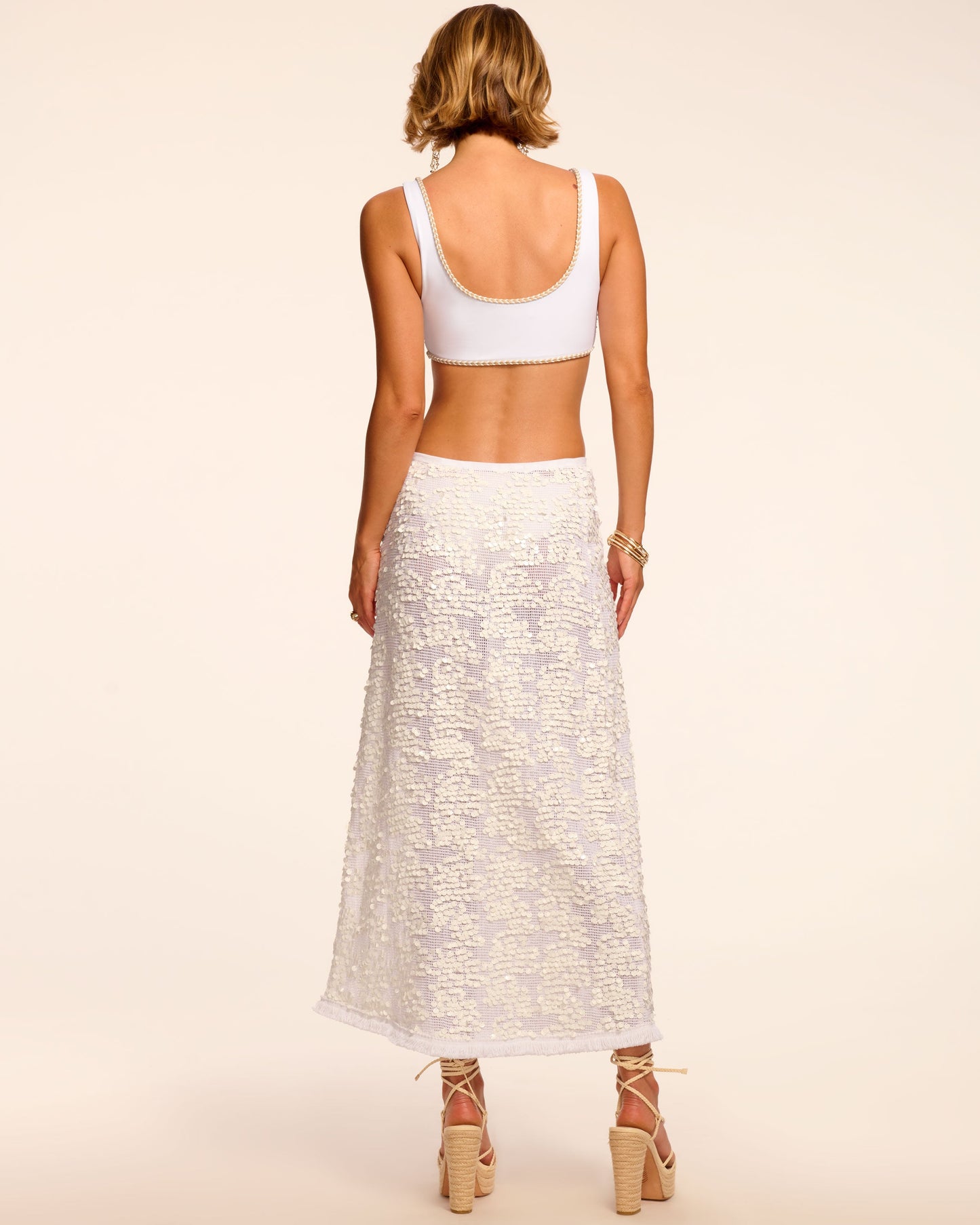 Lucille Paillette Coverup Skirt