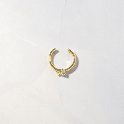 Solitaire Ear Cuff