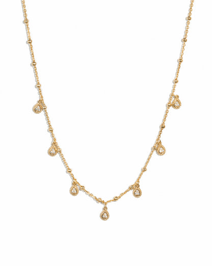 Dangling Tear Drop Necklace