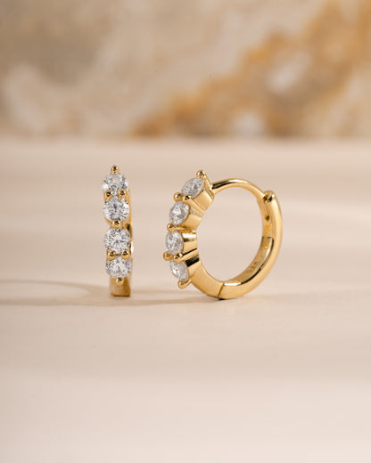 9mm Stacy Hoop Earrings