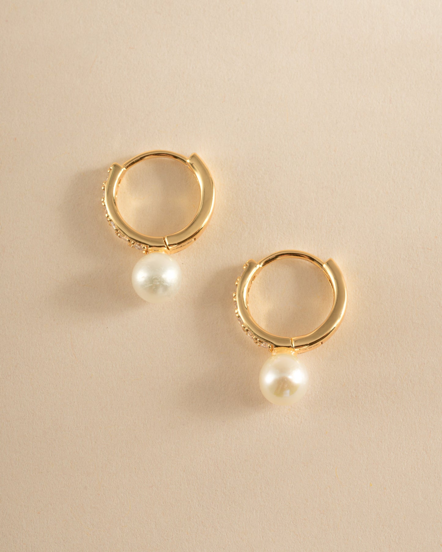 Diamond Pearl Huggies
