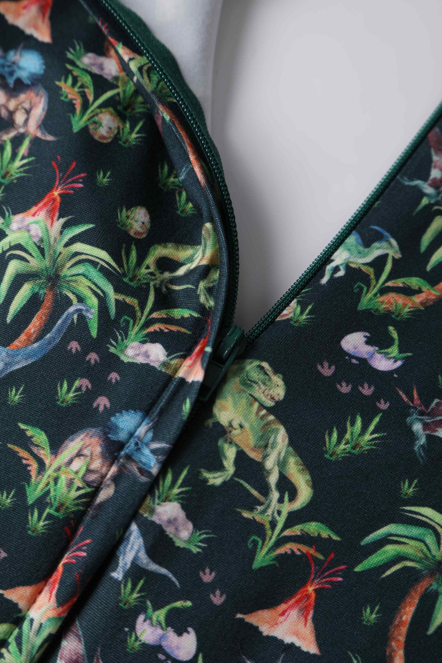 Billie Dinosaur Forest Long Sleeved Dress
