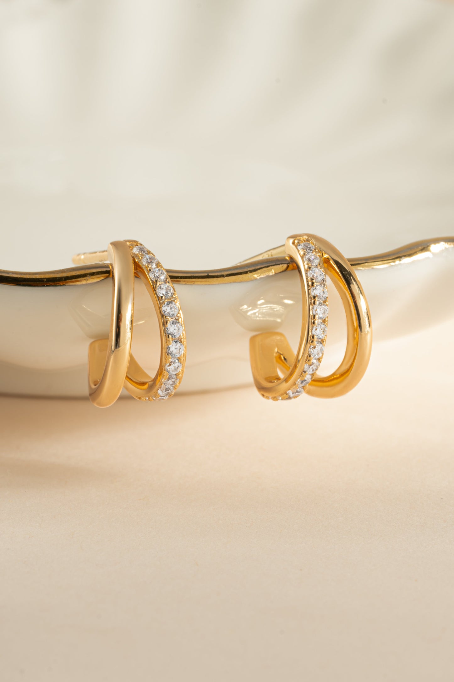 Double Diamond Hoops